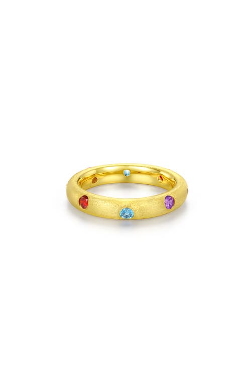 Lafonn Simulated Diamond Eternity Band in Gold Multi 