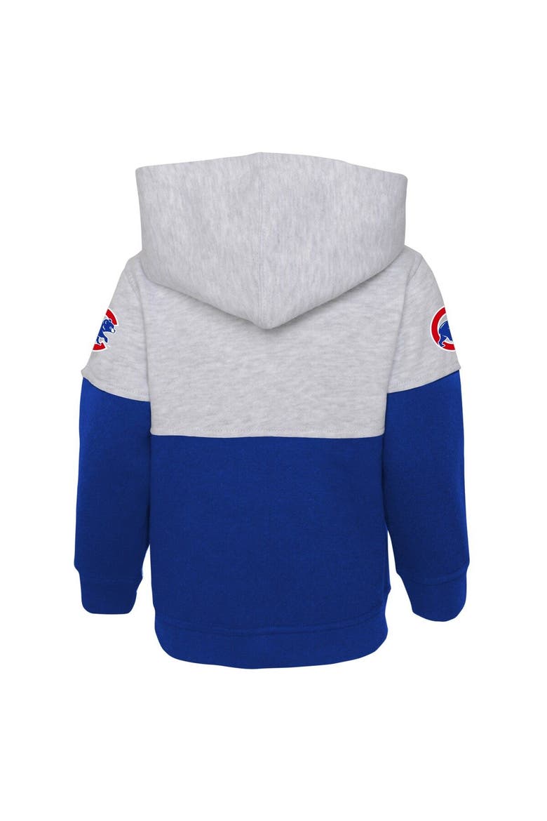 Infant Royal/Heather Gray Chicago Cubs Playmaker Pullover Hoodie & Pants Set, Alternate, color, Royal