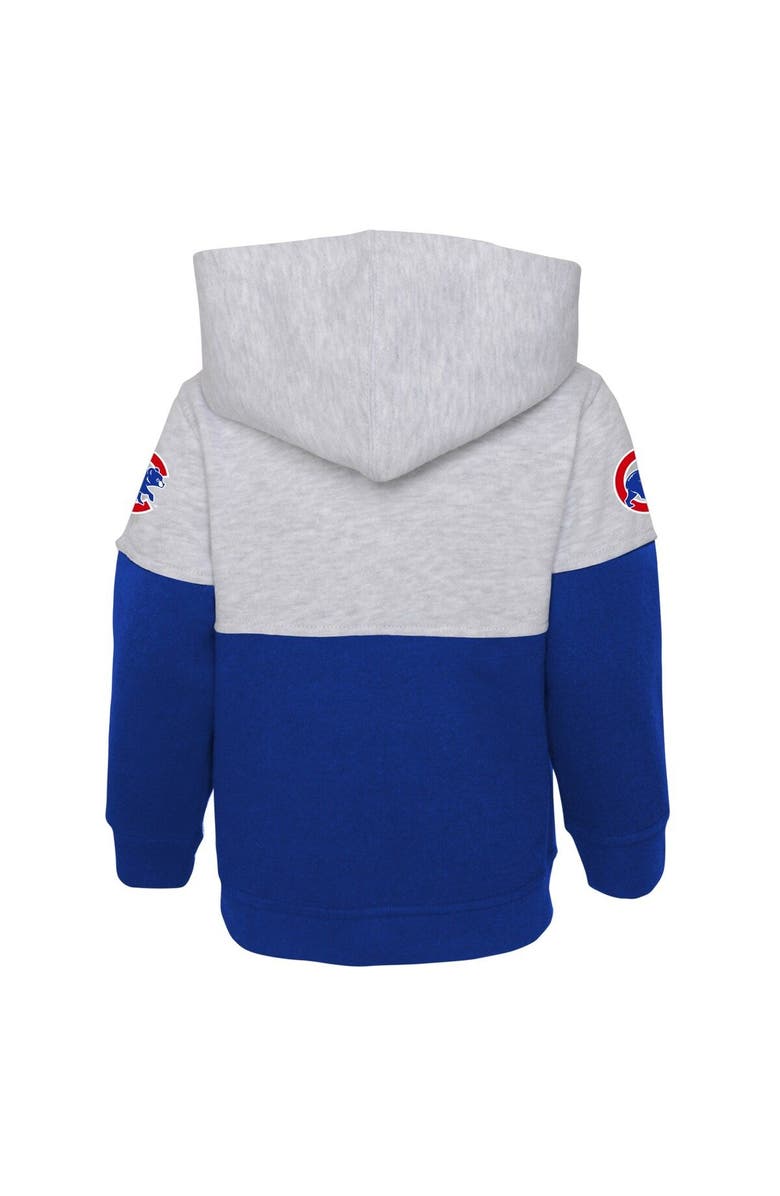 Outerstuff Infant Royal/Heather Gray Chicago Cubs Playmaker Pullover Hoodie & Pants Set, Alternate, color,