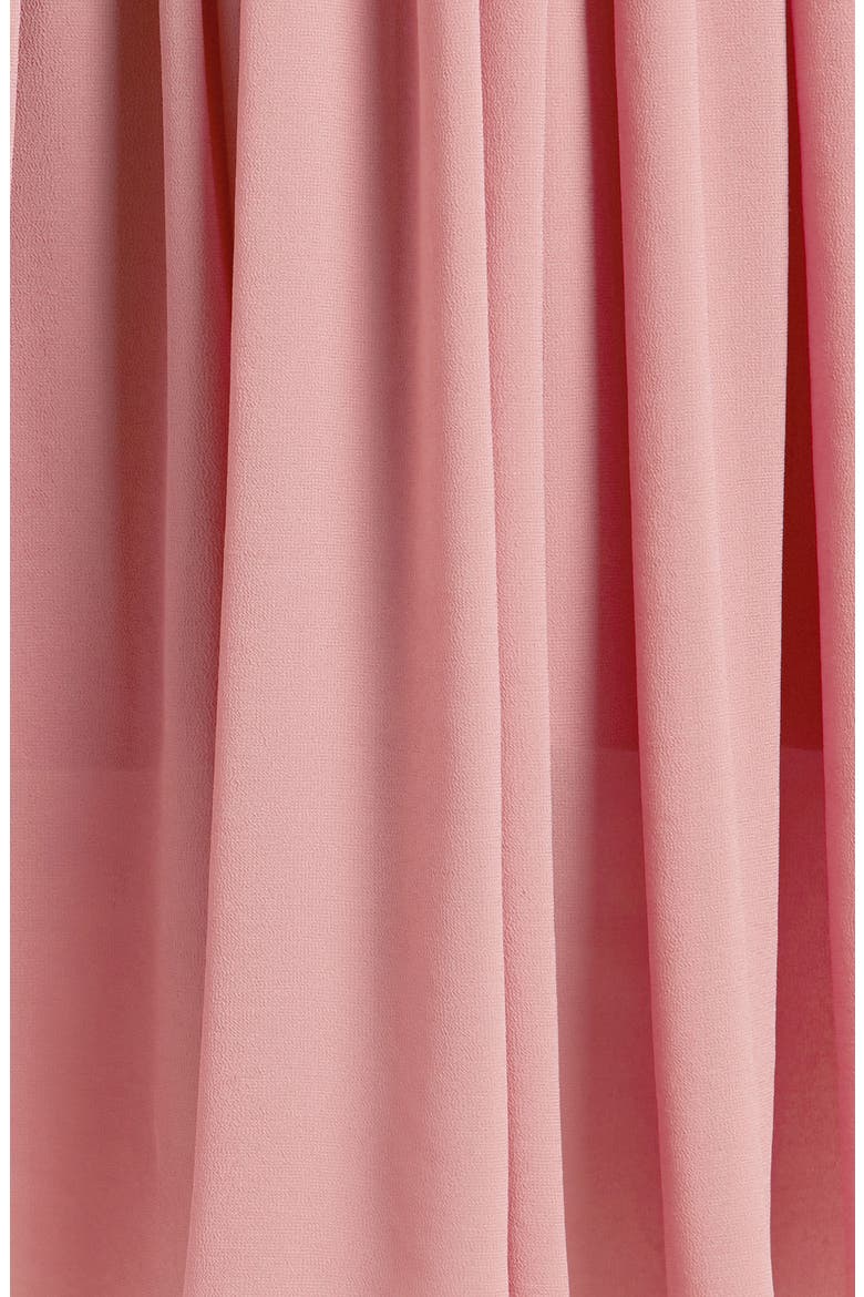 Alicia Mixed Media Midi Dress, Alternate, color, BLUSH