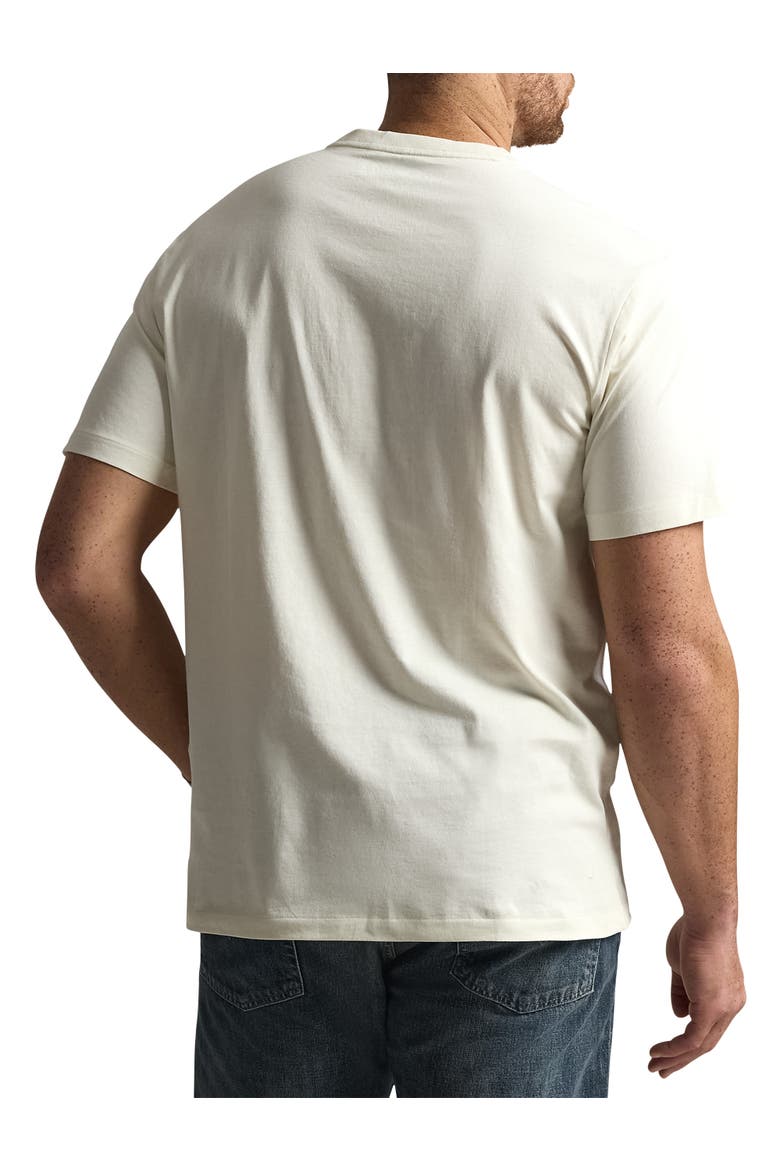 Big & Tall Classic Fit Jersey Crewneck Pocket Tee, Alternate, color, PARCHMENT CREAM