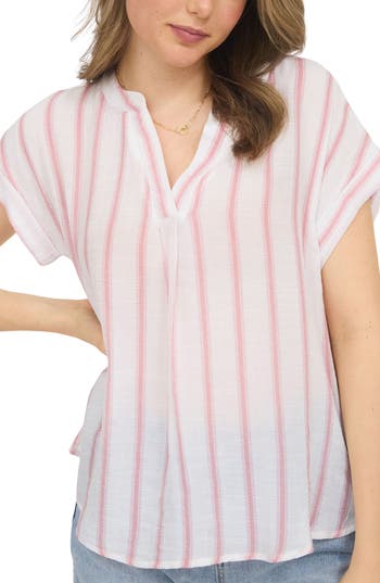 BLU PEPPER BLU PEPPER SPLIT NECK TOP