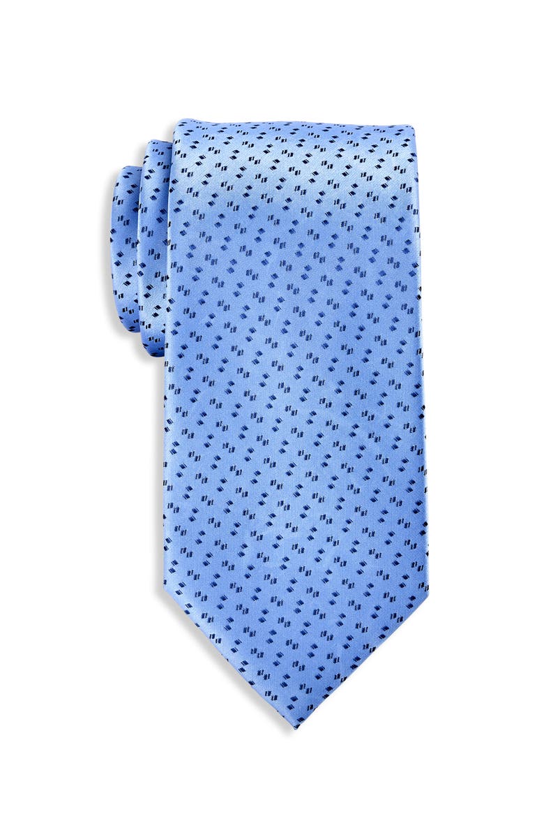 Synrgy by DXL Big & Tall Micro Neat Tie, Main, color, Blue