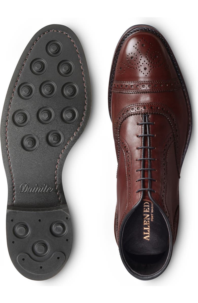 Allen Edmonds Hamilton Wingtip Waterproof Chukka Boot, Alternate, color, Chili Leather