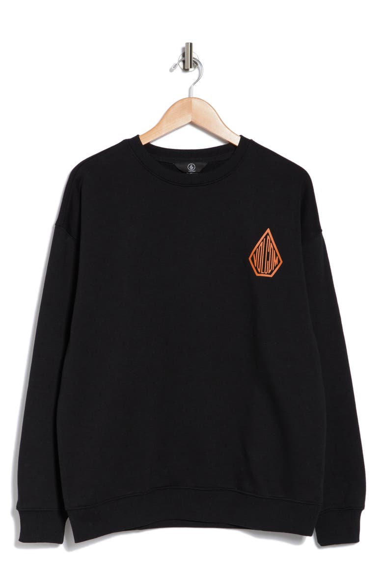 Volcom Round About Crew Sweater, Alternate, color, 