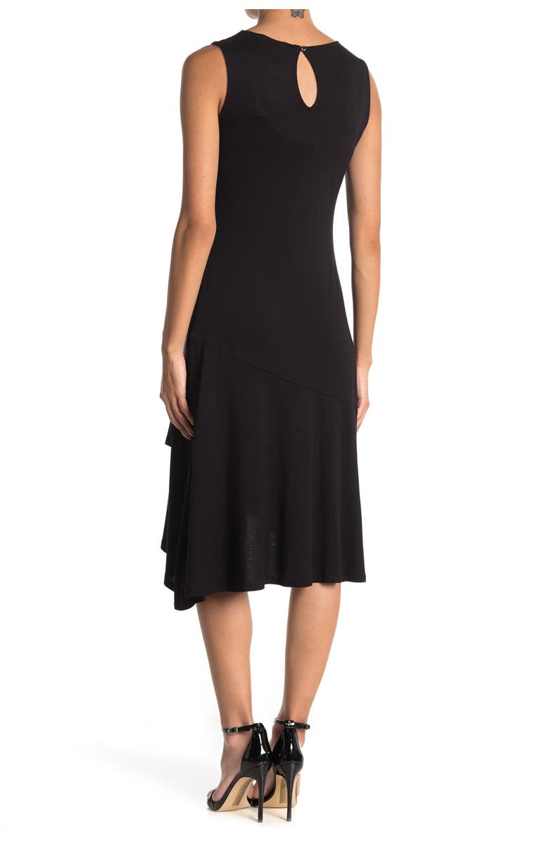 WEST K Sleeveless Asymmetrical Ruffle Hem Dress, Alternate, color, 