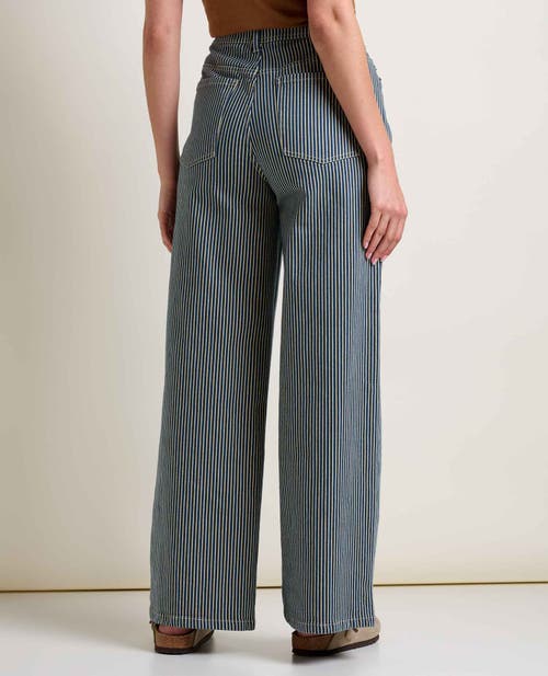 Toad And Co Balsam Wide Leg Pants In Blue