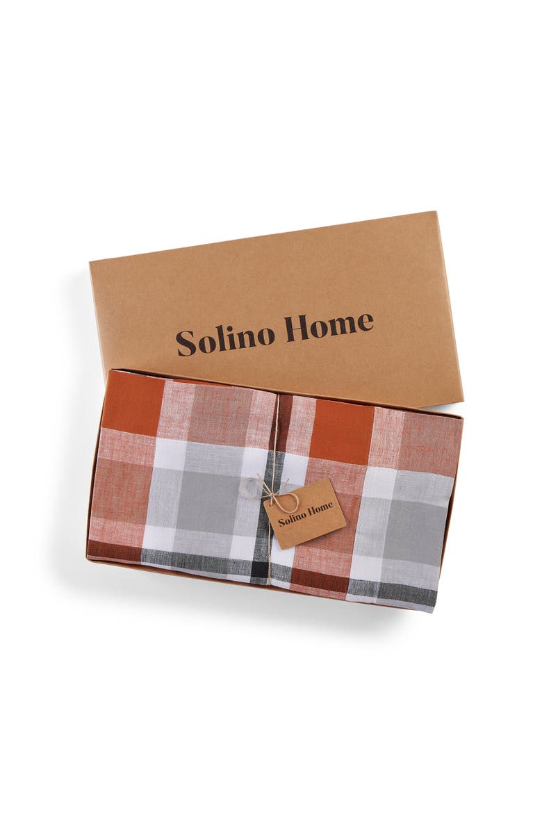Solino Home Linen Tablecloth - Fall Buffalo Check, Alternate, color,