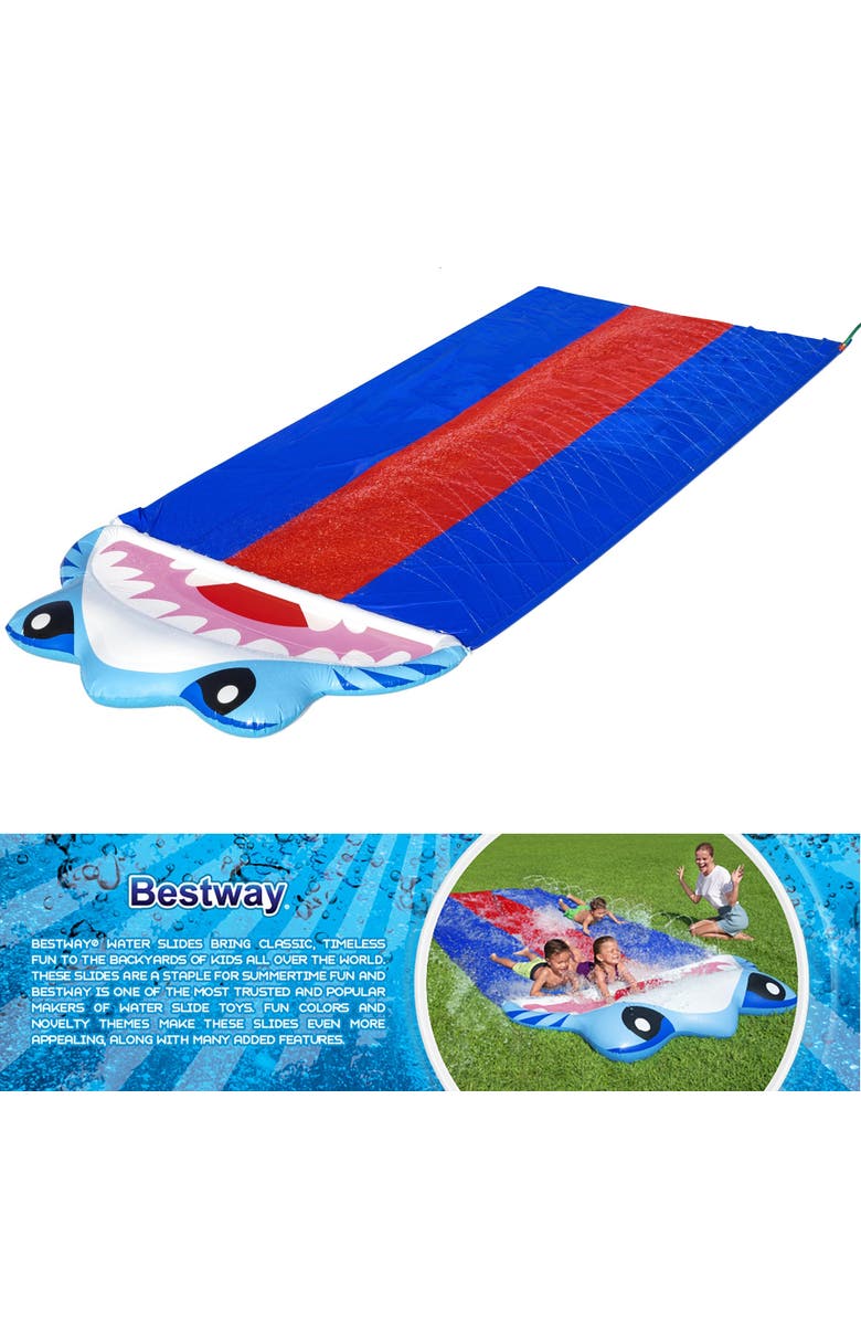 Bestway 16
Splashy Shark Lawn Water Slide, Alternate, color, Multicolored