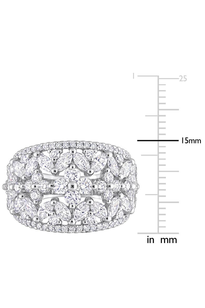 3-1/4 CTW Lab-Grown Diamond Wide Band 14k, Alternate, color, White Gold