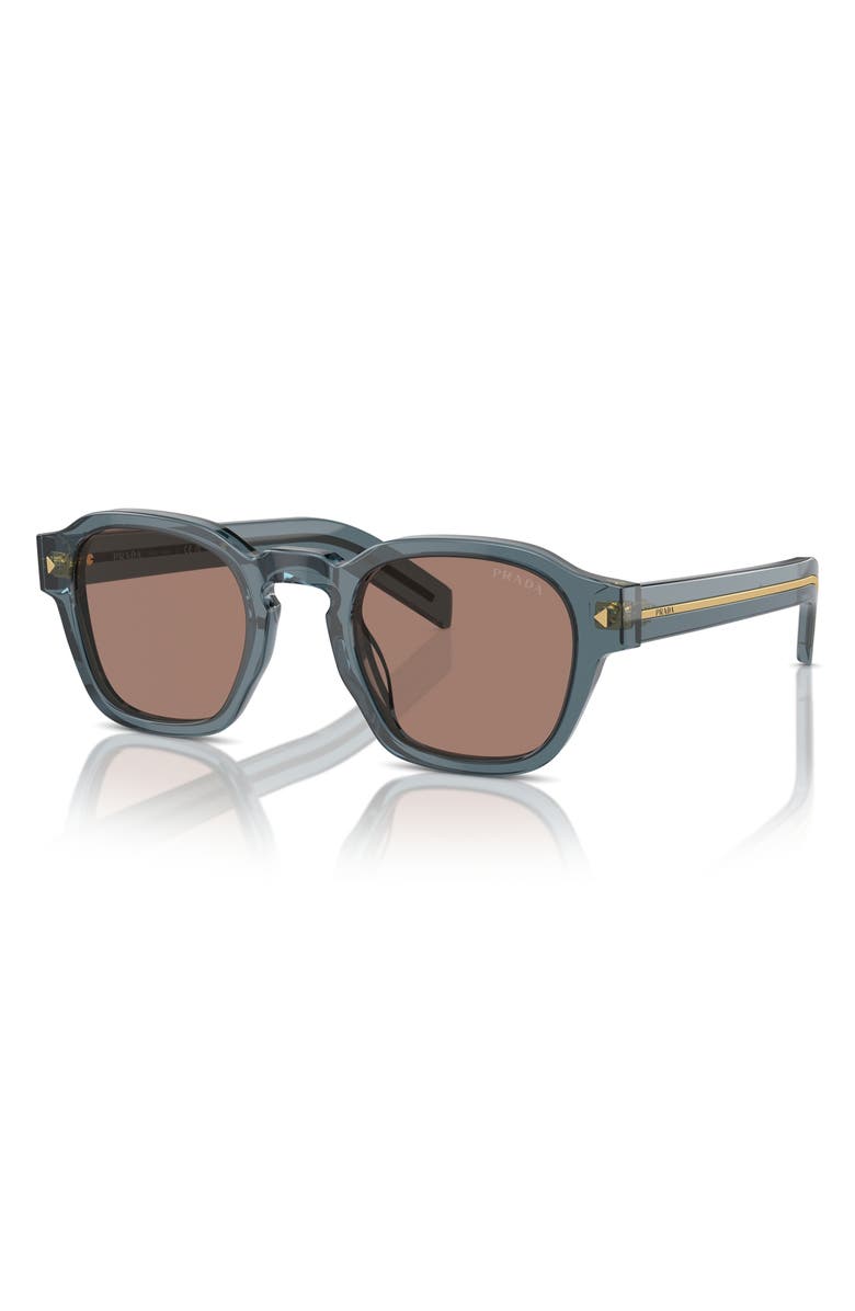Prada 53mm Phantos Sunglasses, Alternate, color, Grey