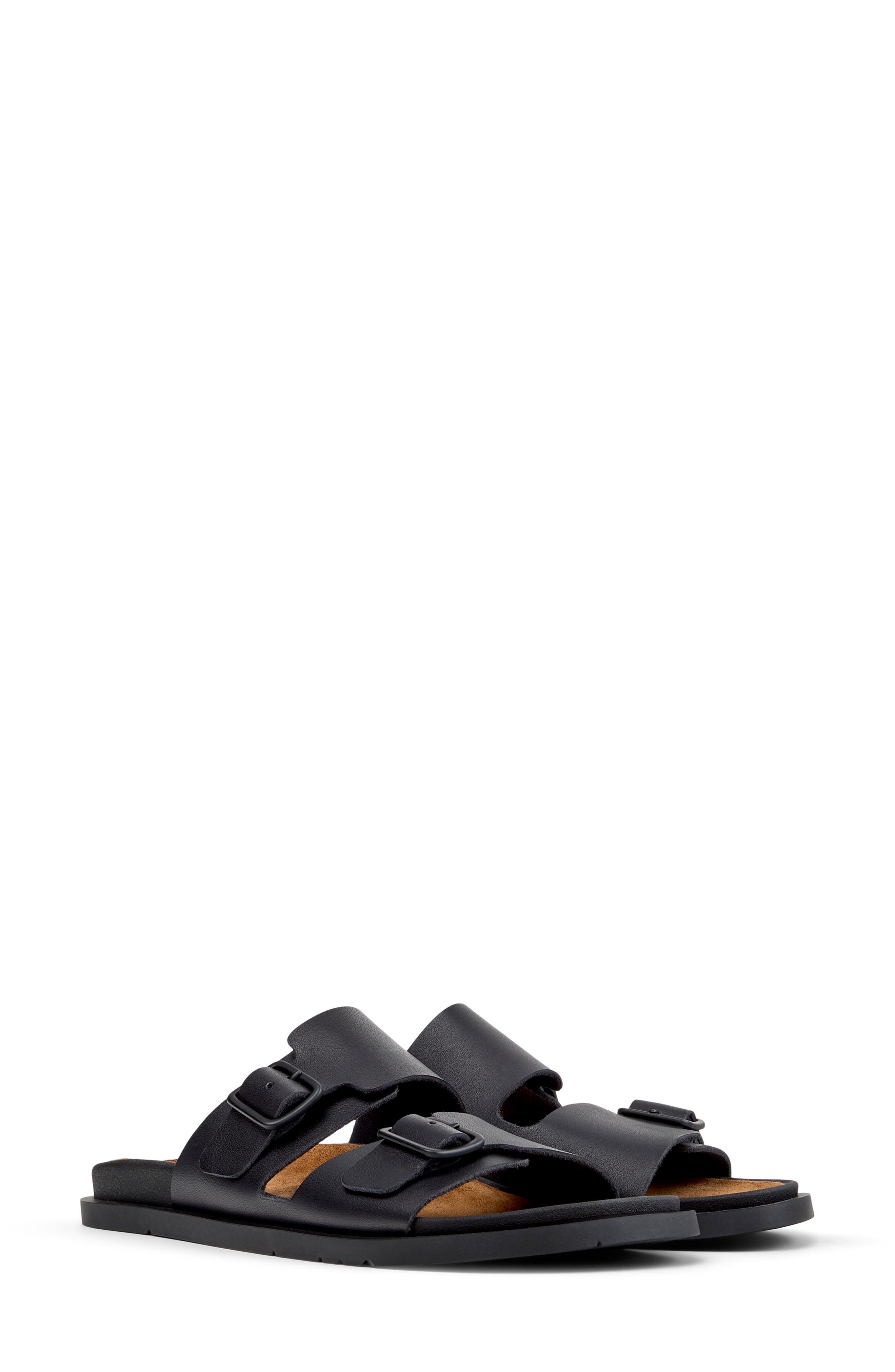 Camper Lluc 2-Strap Sandal, Main, color, Black