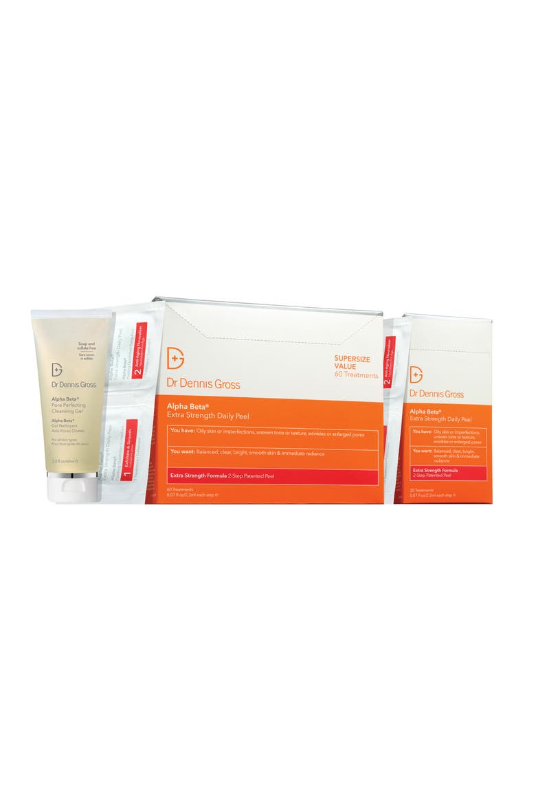 Alpha Beta® Extra Strength Daily Peel Set, Main, color, NO COLOR