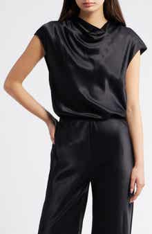 Rails Loretta Bias Cut Satin Top