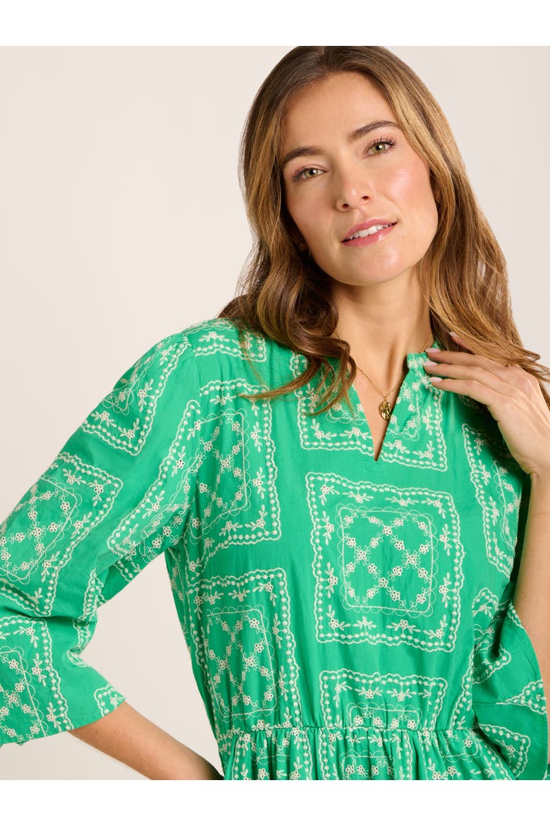 Clarisa Embroidered Maxi Dress, Alternate, color, Green