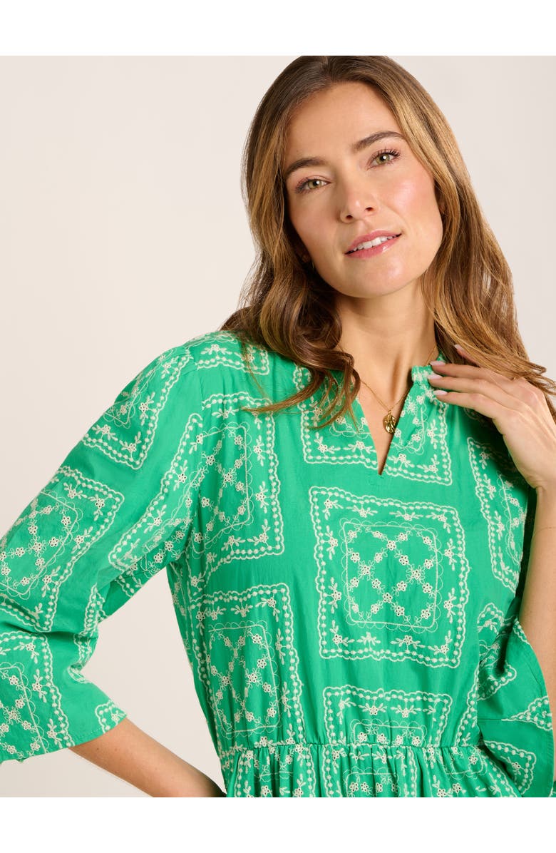 Brakeburn Clarisa Embroidered Maxi Dress, Alternate, color, Green