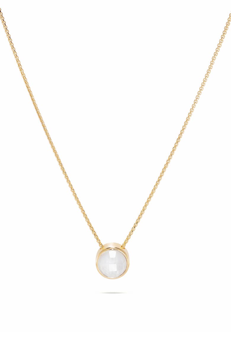 Dean Davidson Signture Midi Pendant Necklace, Main, color, Iridescent Pearl/ Gold