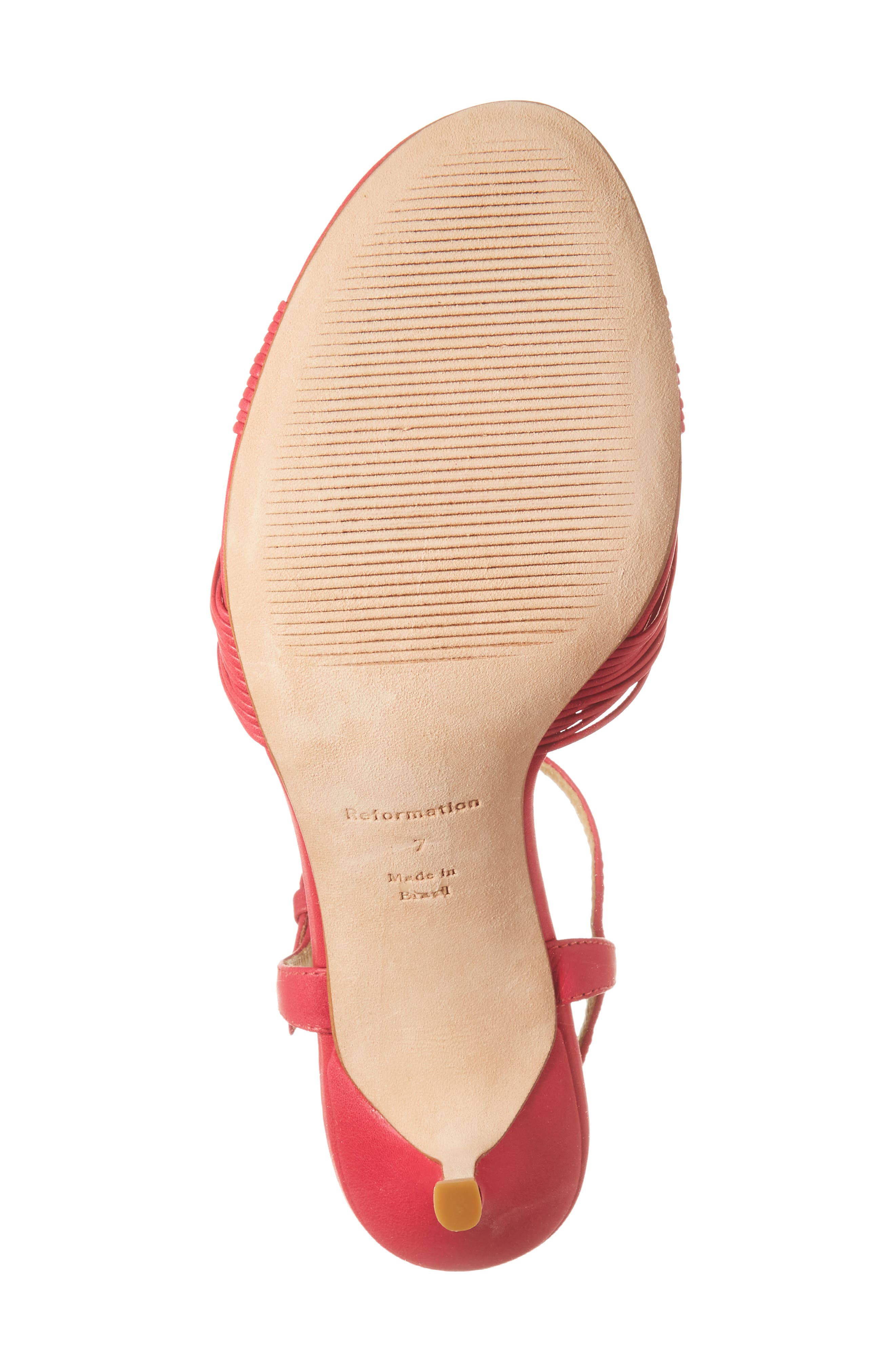 Reformation Pia Knotted Sandal, Alternate, color, 