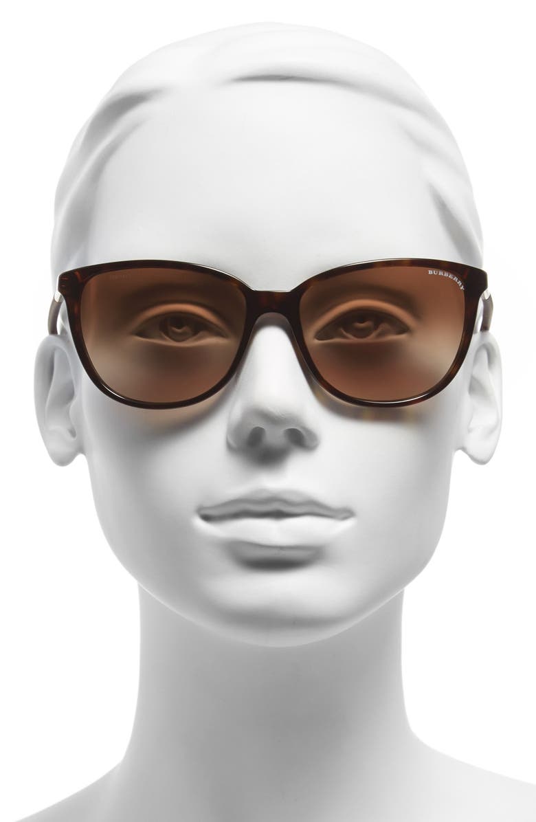 Burberry 57mm Sunglasses, Alternate, color, 