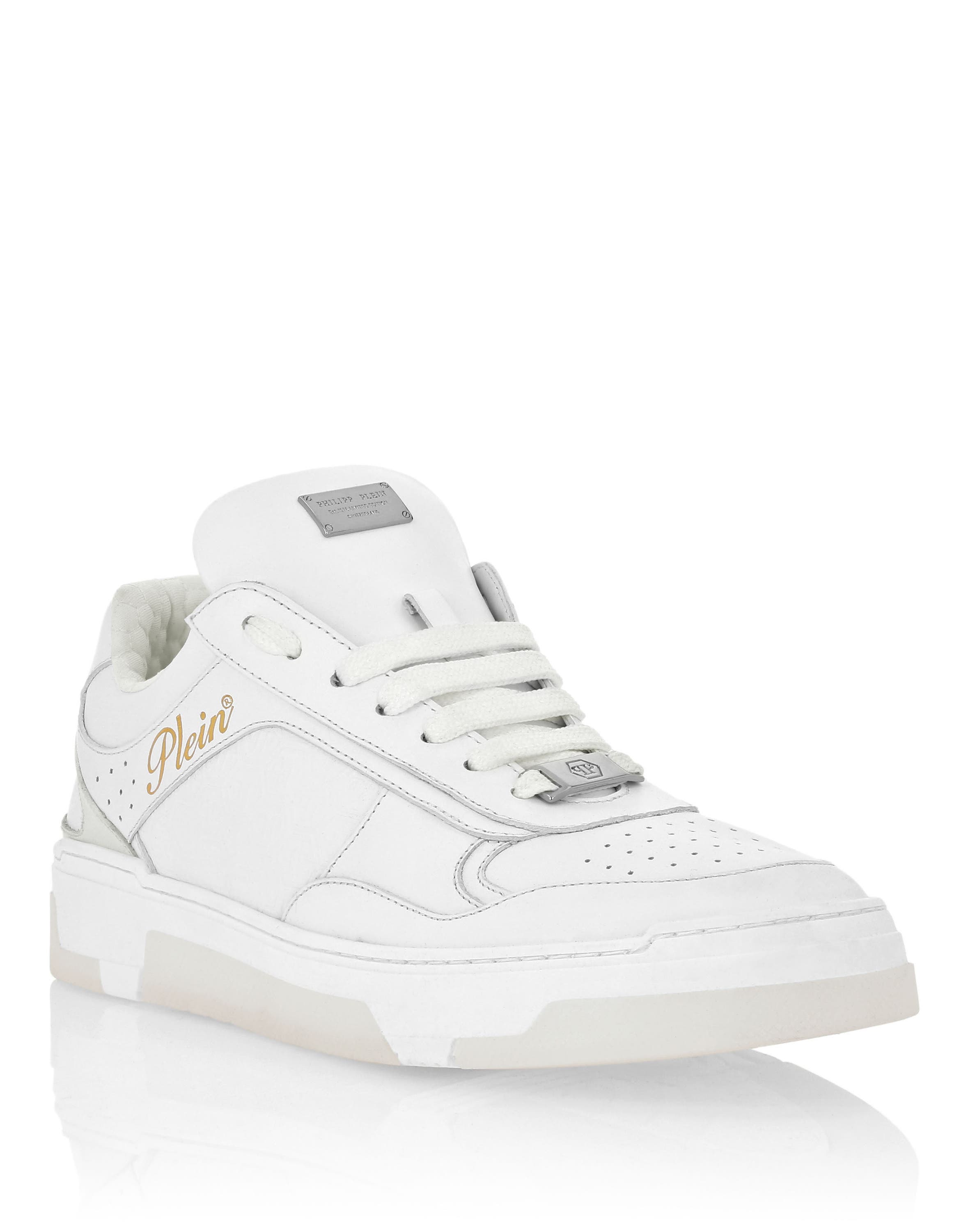 Low-Top Sneakers Nappa Suede Unisex, Main, color, white