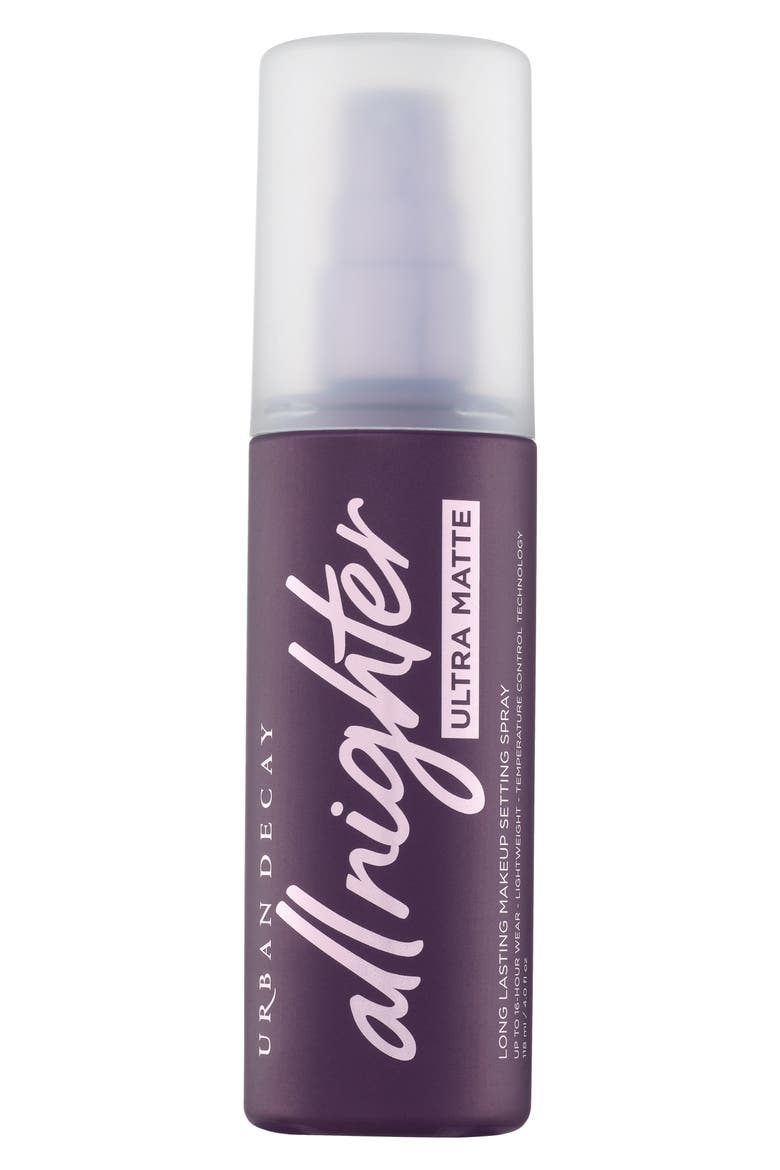 All Nighter Ultra Matte Makeup Setting Spray, Main, color, NO COLOR