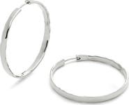 Monica Vinader Large Siren Muse Wave Hoop Earrings