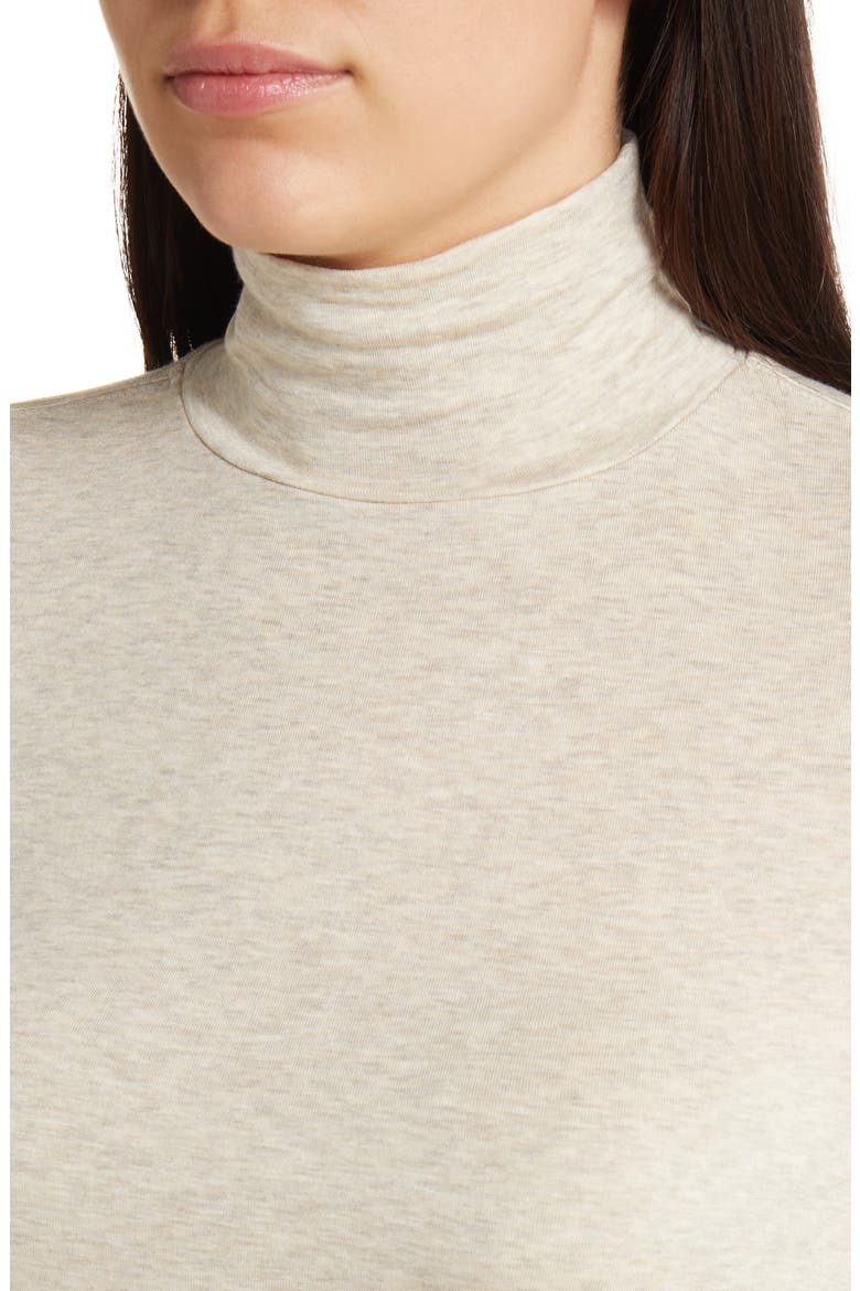Mock Neck Top, Alternate, color, BEIGE OATMEAL MEDIUM HEATHER
