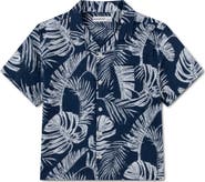 abercrombie kids Kids' Cotton Gauze Camp Shirt