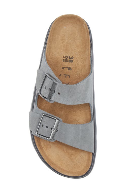Birkenstock Arizona Chunky Sandals Basalt Grey In Gray