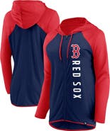 FANATICS Women's Fanatics Branded Navy/Red Boston Red Sox Forever Fan Full-Zip Hoodie Jacket
