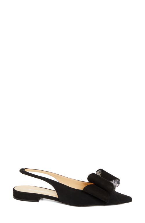 Mach&mach Mach & Mach Scarpe Basse Slingback Le Cadeau In Camoscio 1 In Black