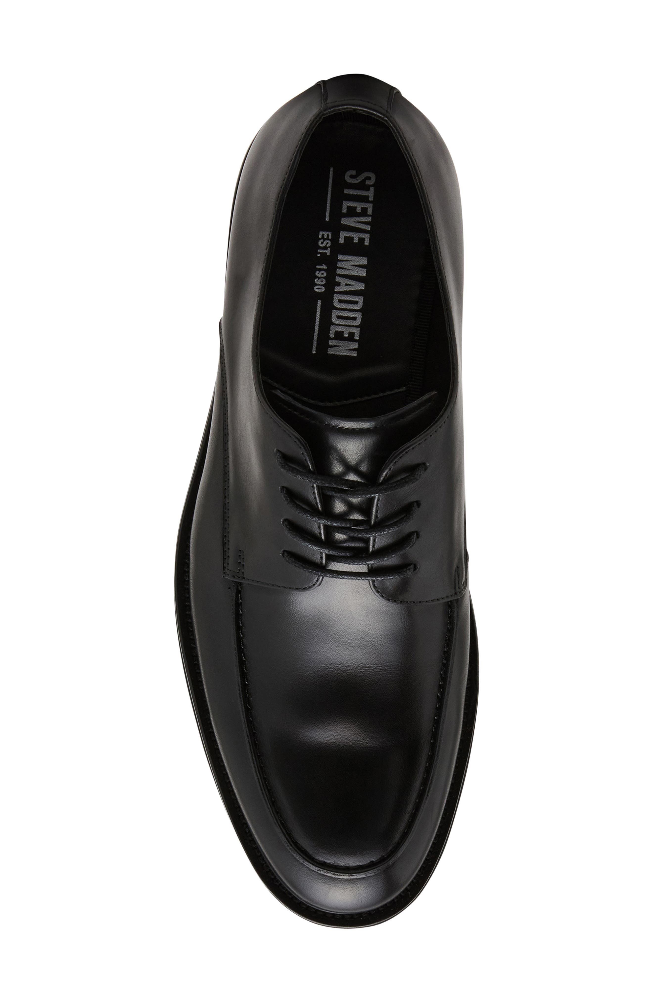 Steve Madden Pelicane Derby, Alternate, color, Black Leather