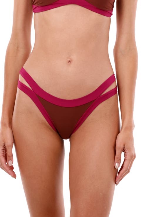 Color Blend Array Bikini Bottoms
