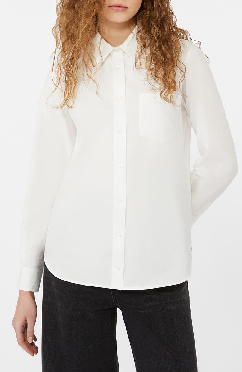 Weekend Max Mara Nichel Cotton Shirt, Main, color, White