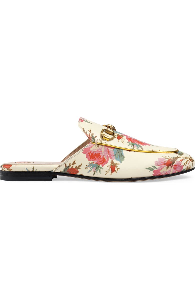 Gucci Princetown Floral Loafer Mule, Alternate, color,