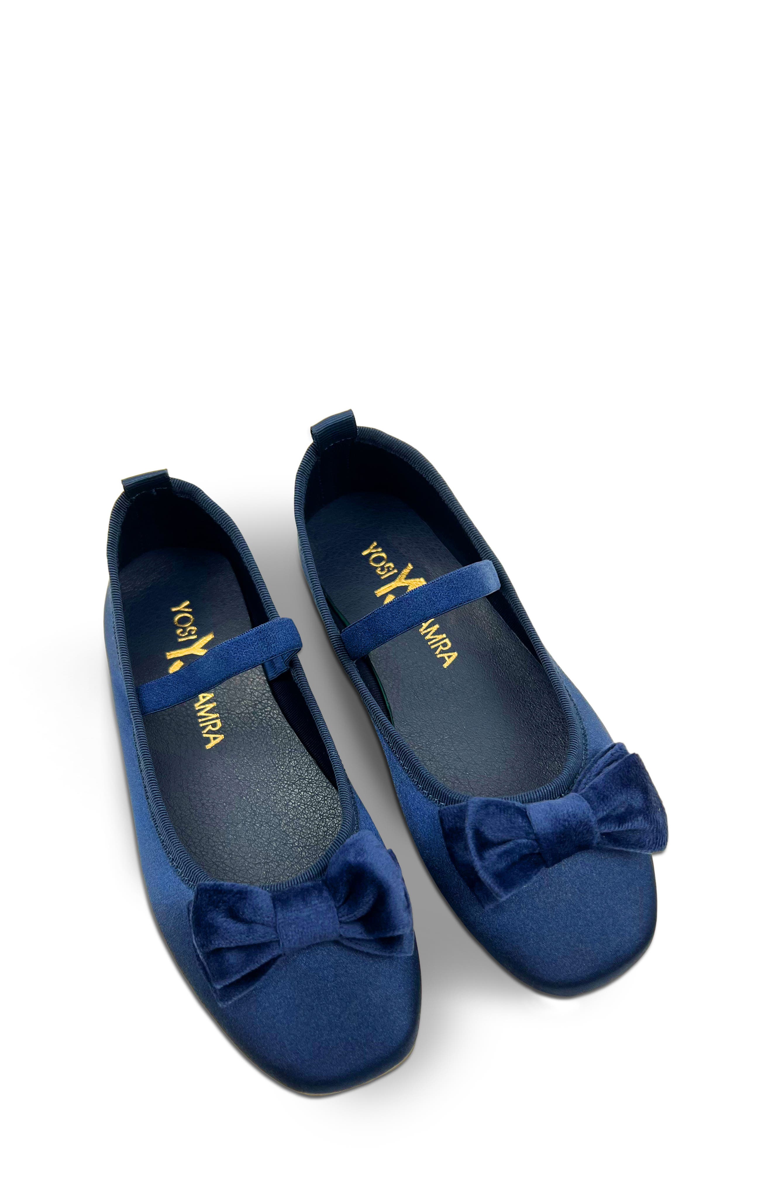 Yosi Samra Kids' Miss Emory Satin Mary Jane Flat, Alternate, color, 