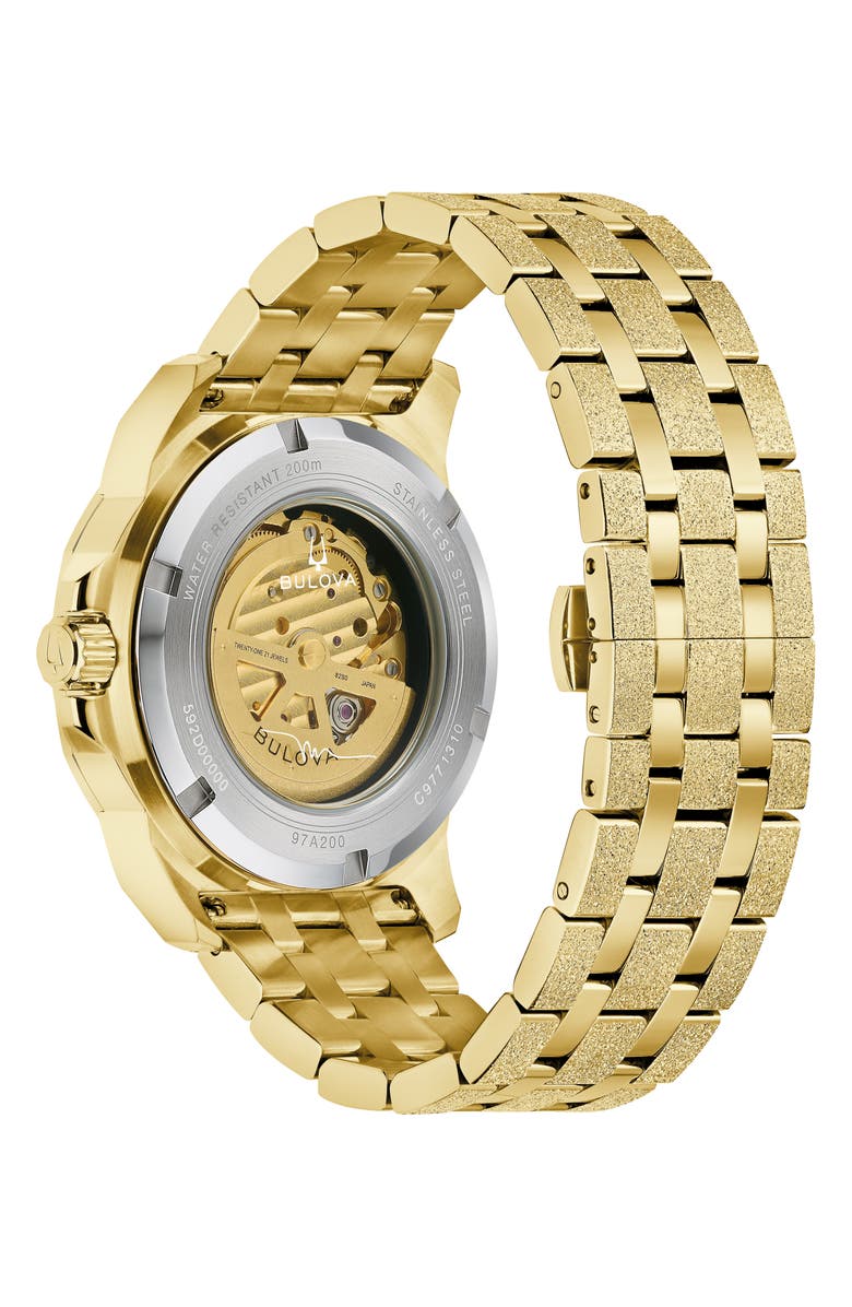 BULOVA Marine Star Series A Marc Anthony Automatic Bracelet Watch, 44mm, Alternate, color, Gold-Tone