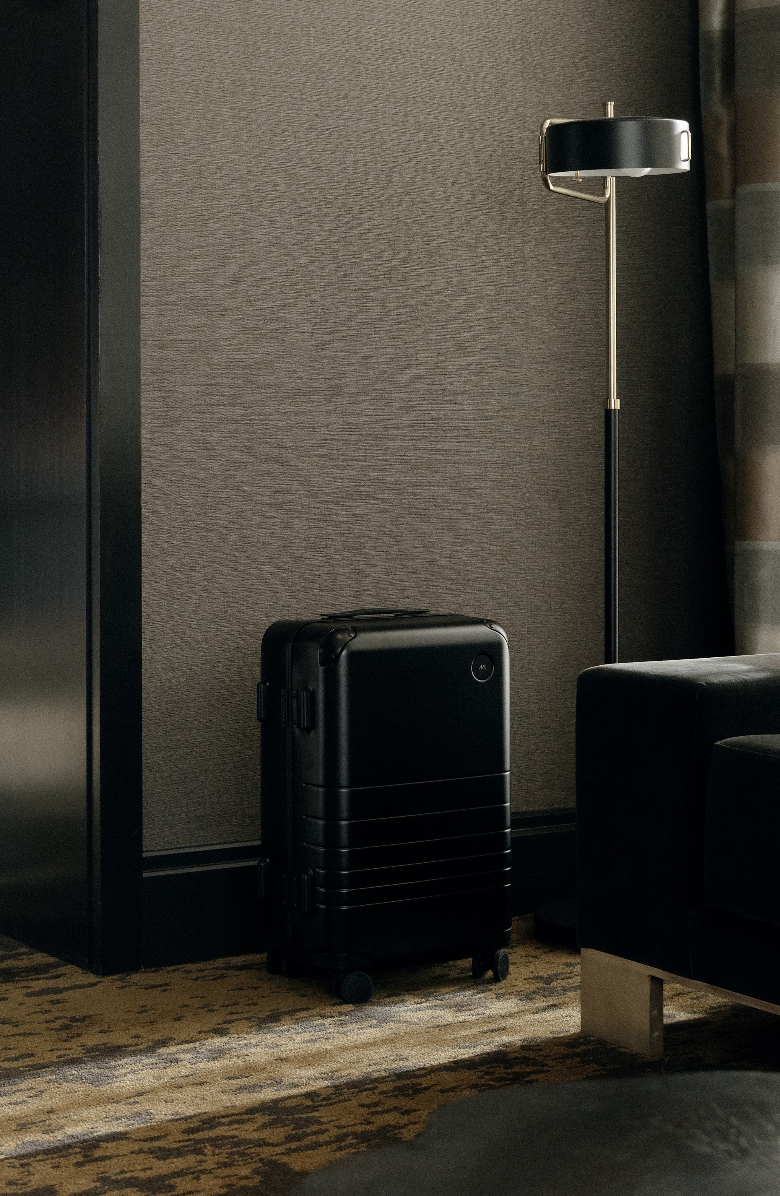 Monos 23-Inch Hybrid Carry-On Plus Spinner Luggage, Alternate, color, 