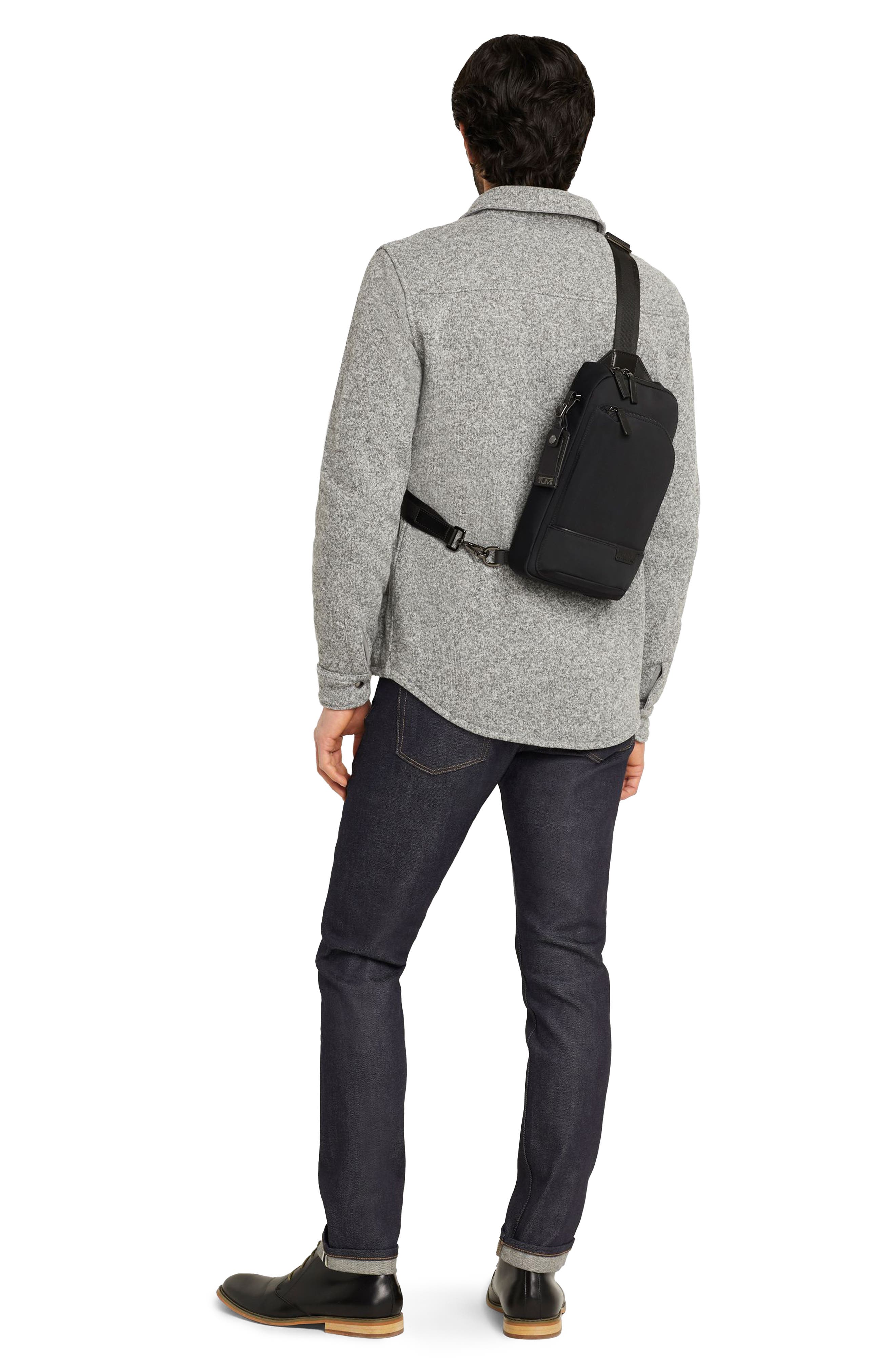 TUMI Harrison Gregory Sling Pack, Alternate, color, Black