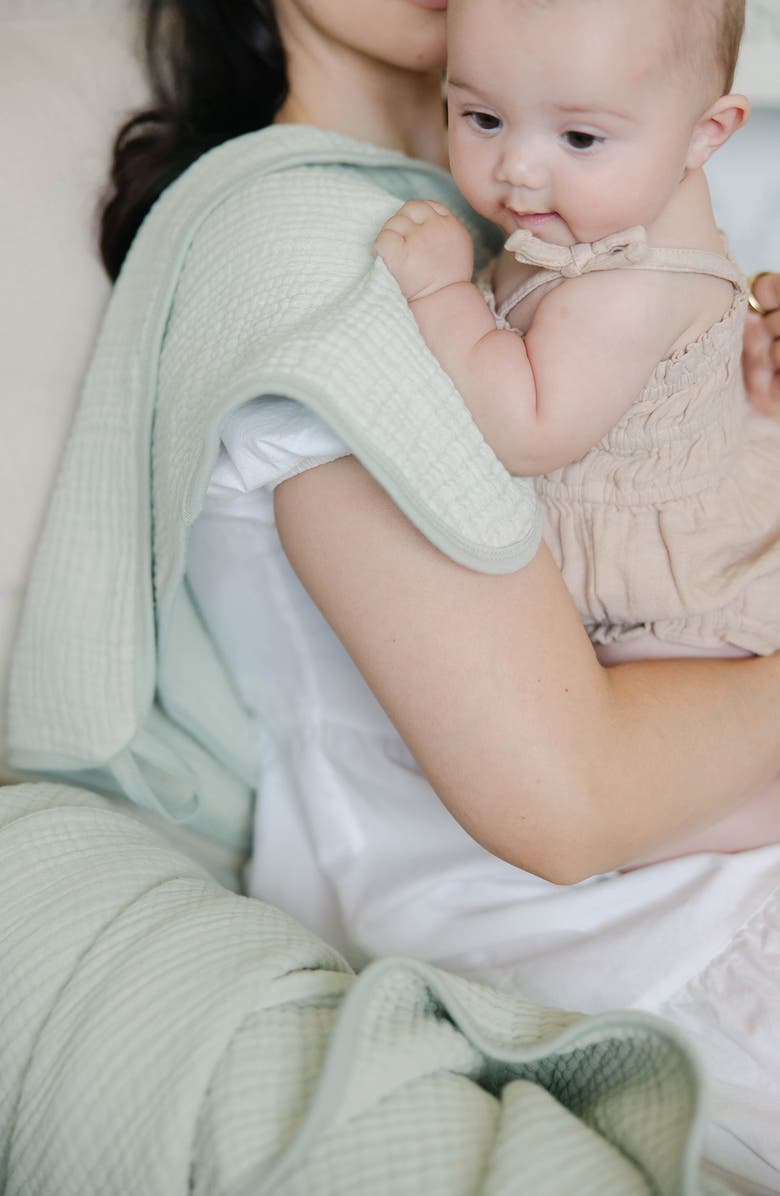 2-Pack Organic Cotton Muslin Burp Cloths