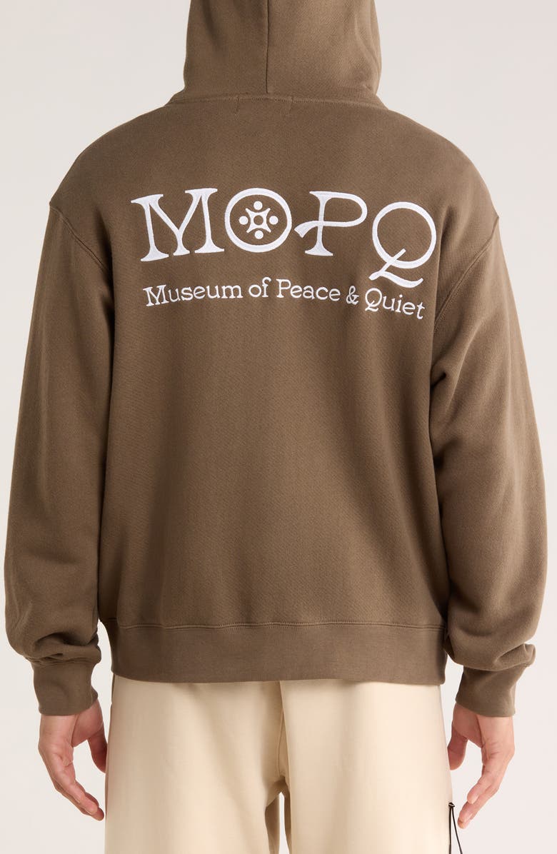 Museum of Peace & Quiet Southwest Cotton Fleece Zip Hoodie, Alternate, color, Brown