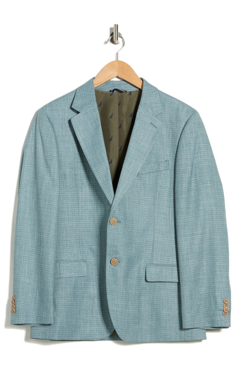 Nautica Crosshatch Notch Lapel Stretch Sport Coat, Main, color, 