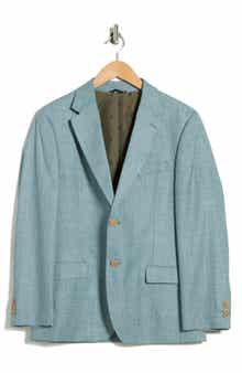 Nautica Crosshatch Notch Lapel Stretch Sport Coat