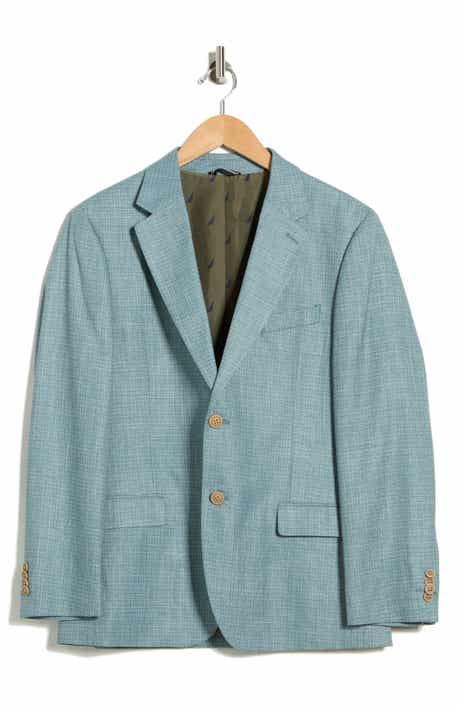 Nautica Crosshatch Notch Lapel Stretch Sport Coat