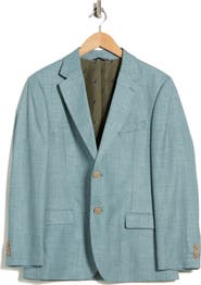 Nautica Crosshatch Notch Lapel Stretch Sport Coat