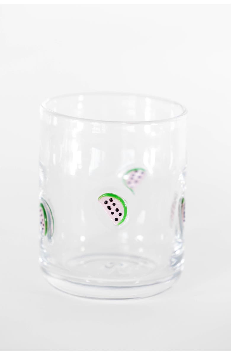 Jeanne Fitz Assorted Fruits Icon Glasses, Set of 4, Alternate, color, Multi