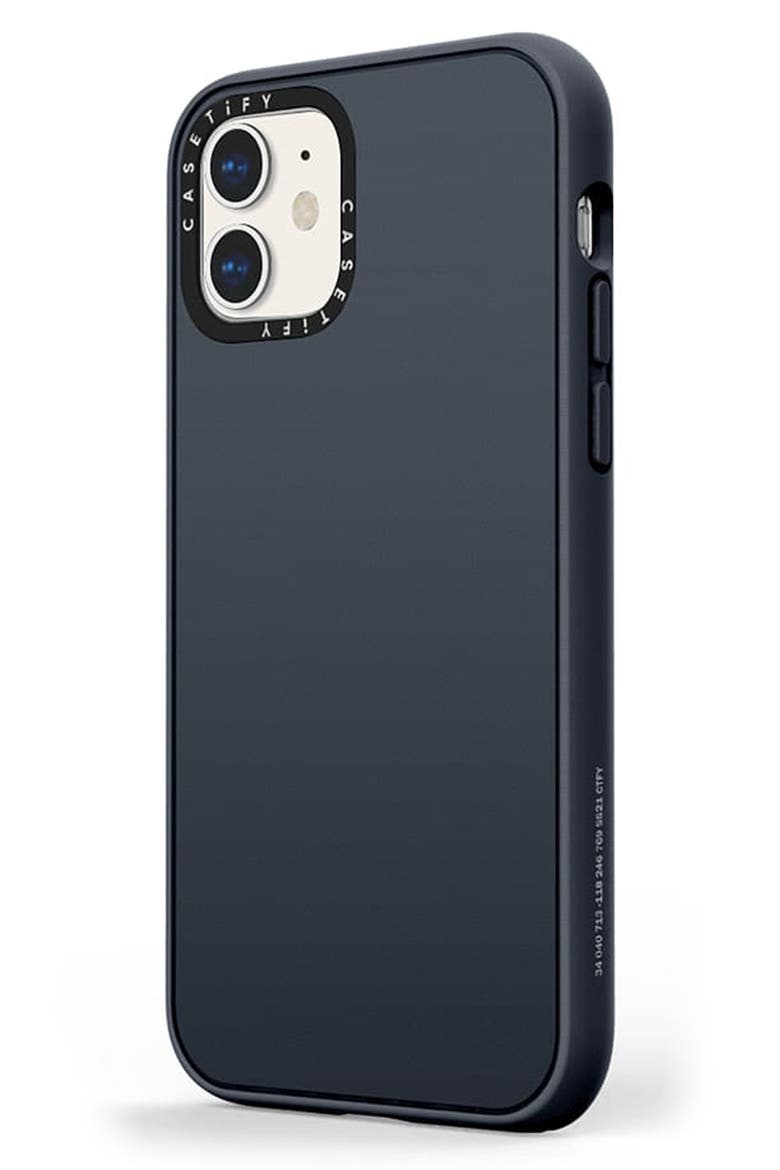 Solid Impact iPhone 12 Mini Case, Alternate, color, MATTE NAVY BLUE