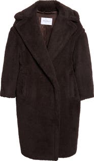 Max Mara Tedgirl Oversize Double Breasted Alpaca Blend Coat