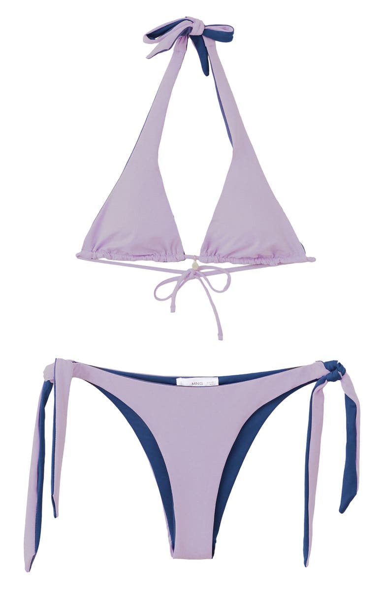 MANGO TEEN Reversible Two-Piece Swimsuit, Alternate, color,