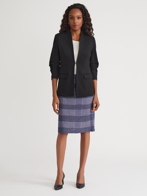 Tailored LuxeStretch Ponte Blazer